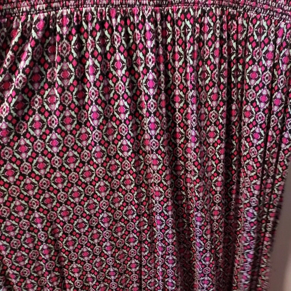 Lane Bryant Multicolored Design Sleeveless Faux Wrap Top Dress in Size 18/20 - Picture 6 of 10